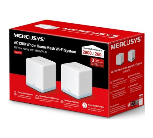 Halo H30(2-pack) AC1200 Домашняя Mesh Wi-Fi система Halo H30(2-pack) AC1200 Домашняя Mesh Wi-Fi система