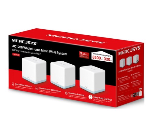 Halo H30(3-pack) AC1200 Домашняя Mesh Wi-Fi система Halo H30(3-pack) AC1200 Домашняя Mesh Wi-Fi система