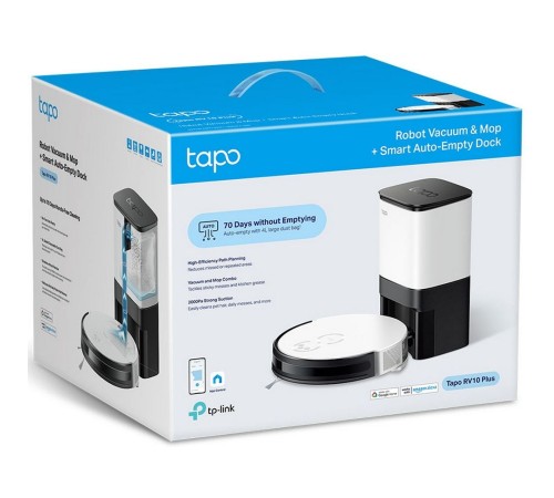 Tapo RV10 Plus Робот-пылесос со станцией самоочистки