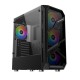 Корпус Xigmatek Lamiya EN40016 ATX, USB3.0x1+USB2.0x2, Front & Left TG, 4PCS X24A Fan, Galaxy II Fan Control Box & Remote (748113)