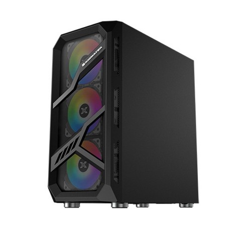 Корпус Xigmatek Lamiya EN40016 ATX, USB3.0x1+USB2.0x2, Front & Left TG, 4PCS X24A Fan, Galaxy II Fan Control Box & Remote (748113)