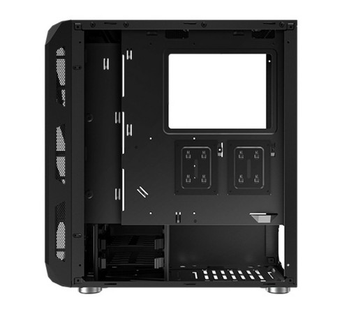 Корпус Xigmatek Lamiya EN40016 ATX, USB3.0x1+USB2.0x2, Front & Left TG, 4PCS X24A Fan, Galaxy II Fan Control Box & Remote (748113)