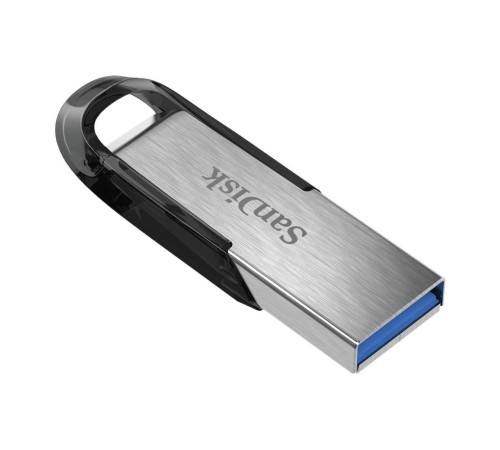 Флеш Диск Sandisk 64Gb Cruzer Ultra Flair SDCZ73-064G-G46 USB3.0 серебристый/черный