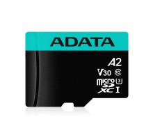 Карта памяти MICRO SDXC 256GB W/AD. AUSDX256GUI3V30SA2-RA1 ADATA