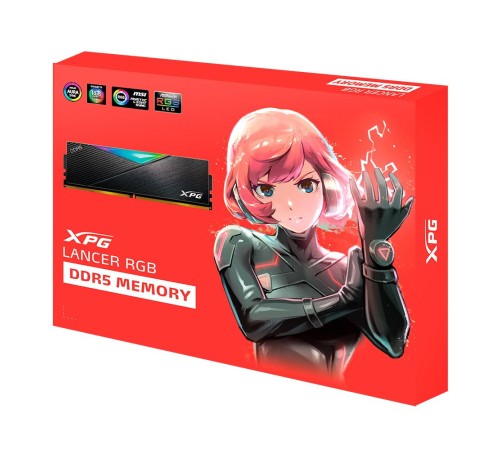 Memory Module ADATA DDR5 Общий объём памяти 32Гб Module capacity 16Гб Количество 2 7200 МГц Радиатор Множитель частоты шины 34 1.45 В RGB черный AX5U7200C3416G-DCLARBK Memory Module ADATA DDR5 Общий объём памяти 32Гб Module capacity 16Гб Количество 2 7200 МГц Радиатор Множитель частоты шины 34 1.45 В RGB черный AX5U7200C3416G-DCLARBK