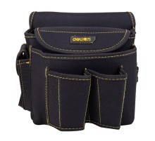 Ящики, сумки для инструментов Deli Поясная сумка монтажника Deli DL-P4 220 x 200 x 140мм, 6 карманов, ткань Оксфорд 600D
