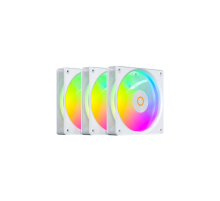 Вентилятор для корпуса Ocypus Gamma F12 Elite WH ARGB 3 IN 1, 120x120x25mm, 4-PIN PWM, 600-1800 RPM, 26 DBA MAX, HYDRO BEARING