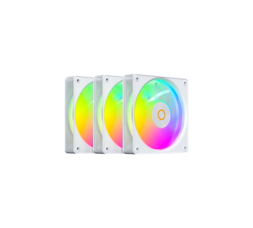 Вентилятор для корпуса Ocypus Gamma F12 Elite WH ARGB 3 IN 1, 120x120x25mm, 4-PIN PWM, 600-1800 RPM, 26 DBA MAX, HYDRO BEARING Вентилятор для корпуса Ocypus Gamma F12 Elite WH ARGB 3 IN 1, 120x120x25mm, 4-PIN PWM, 600-1800 RPM, 26 DBA MAX, HYDRO BEARING