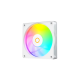 Вентилятор для корпуса Ocypus Gamma F12 Elite WH ARGB 3 IN 1, 120x120x25mm, 4-PIN PWM, 600-1800 RPM, 26 DBA MAX, HYDRO BEARING