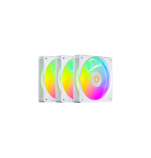 Вентилятор для корпуса Ocypus Gamma F12 Elite WH ARGB REVERSE BLADE 3 IN 1, 120x120x25mm, 4-PIN PWM, 600-1800 RPM, 26 DBA MAX, HYDRO BEARING