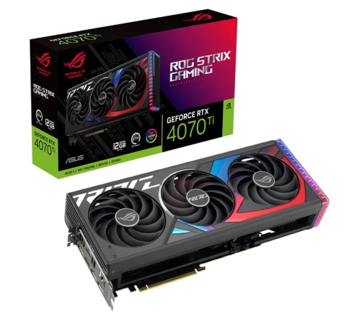 Видеокарта ASUS Strix nVidia RTX 4070 Ti 12288 21000 192 RTL [90YV0II1-M0NA00]