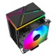 Кулер ID-COOLING SE-914-XT ARGB V2 LGA20XX/1700/1200/115X/AM4 (16шт/кор, TDP 150W, PWM, 4 тепл.трубки прямого контакта, FAN 92mm, Addressable RGB LED) RET
