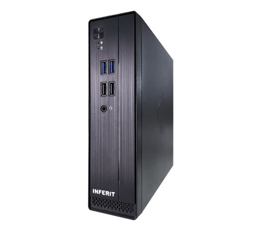 Корпус FoxLine FL-105-AD120-DC-INF (FL-105-AD120-DC-INF) |FL-105-AD120-DC-INF| mITX case (2L), 2*USB2.0+2*USB3.0, 1*combo audio, 40mm FAN, VESA, w/DC-ATX converter, w/120W pwr adapter, w/pwr
