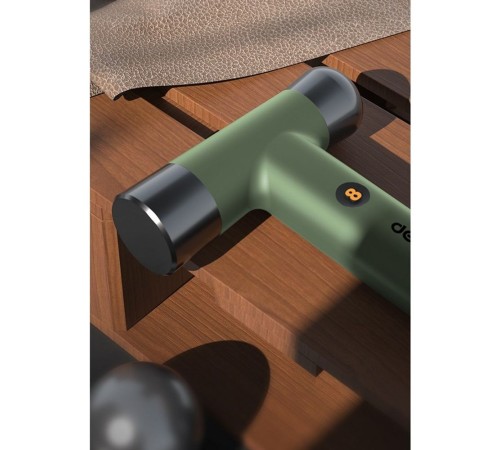 Ударно-рычажный инструмент молоток Deli Home Series Green HT7008L вес бойка 250гр, эксклюзивный дизайн, рукоятка из высококачественного софттач пластика