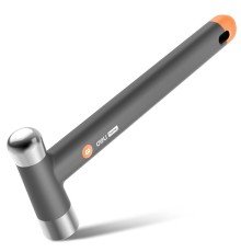 Ударно-рычажный инструмент молоток Deli Home Series Gray HT7008C вес бойка 250гр, эксклюзивный дизайн, рукоятка из высококачественного софттач пластика