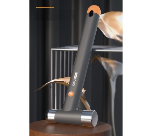 Ударно-рычажный инструмент молоток Deli Home Series Gray HT7008C вес бойка 250гр, эксклюзивный дизайн, рукоятка из высококачественного софттач пластика