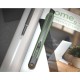 Нож Deli Набор технических ножей "Home Series Green" Deli HT4003L (ножи 9мм+18мм+Т-образный), эксклюзивный дизайн, корпус из высококачественного софттач пластика
