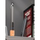 Нож Deli Технический нож "Home Series Gray" Deli HT4009C ширина лезвия 9мм, эксклюзивный дизайн, корпус из высококачественного софттач пластика