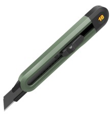 Нож Deli Технический нож "Home Series Green" Deli HT4018L  ширина лезвия 18мм, эксклюзивный дизайн, корпус из высококачественного софттач пластика