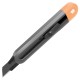 Нож Deli Технический нож "Home Series Gray" Deli HT4018C ширина лезвия 18мм, эксклюзивный дизайн, корпус из высококачественного софттач пластика