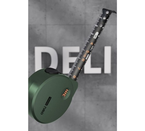 Измерительный и разметочный инструмент Deli Рулетка Home Series Green HT8316L 3м х 16мм, эксклюзивный дизайн, корпус - высококачественный софттач пластик Измерительный и разметочный инструмент Deli Рулетка Home Series Green HT8316L 3м х 16мм, эксклюзивный дизайн, корпус - высококачественный софттач пластик