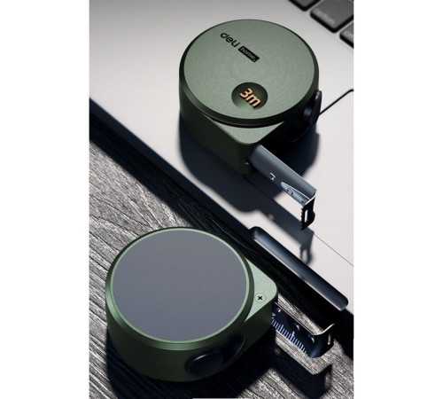 Измерительный и разметочный инструмент Deli Рулетка Home Series Green HT8316L 3м х 16мм, эксклюзивный дизайн, корпус - высококачественный софттач пластик Измерительный и разметочный инструмент Deli Рулетка Home Series Green HT8316L 3м х 16мм, эксклюзивный дизайн, корпус - высококачественный софттач пластик