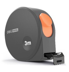 Измерительный и разметочный инструмент Deli Рулетка Home Series Gray HT8316C 3м х 16мм, эксклюзивный дизайн, корпус - высококачественный софттач пластик