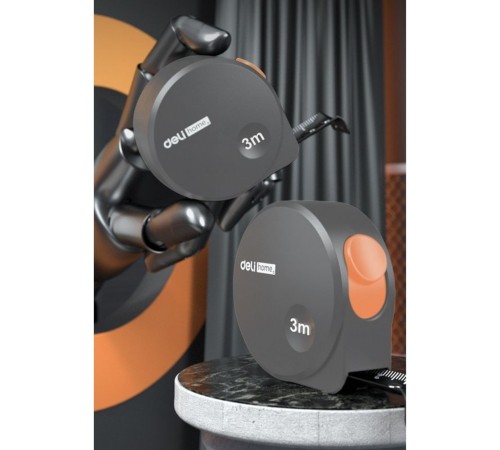 Измерительный и разметочный инструмент Deli Рулетка Home Series Gray HT8316C 3м х 16мм, эксклюзивный дизайн, корпус - высококачественный софттач пластик Измерительный и разметочный инструмент Deli Рулетка Home Series Gray HT8316C 3м х 16мм, эксклюзивный дизайн, корпус - высококачественный софттач пластик