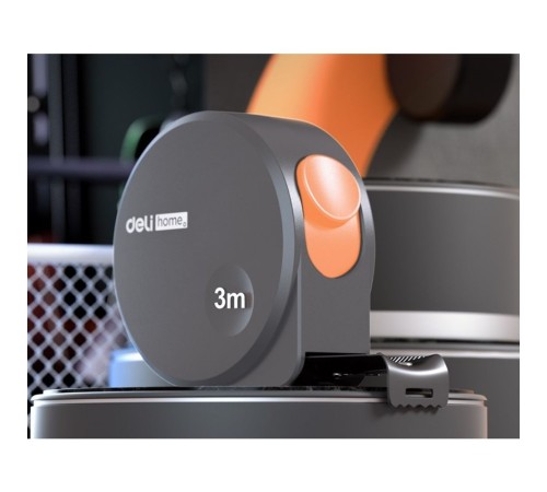 Измерительный и разметочный инструмент Deli Рулетка Home Series Gray HT8316C 3м х 16мм, эксклюзивный дизайн, корпус - высококачественный софттач пластик Измерительный и разметочный инструмент Deli Рулетка Home Series Gray HT8316C 3м х 16мм, эксклюзивный дизайн, корпус - высококачественный софттач пластик