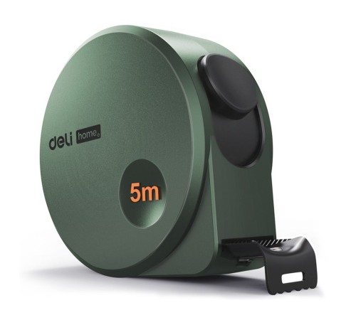 Измерительный и разметочный инструмент Deli Рулетка Home Series Green HT8519L 5м х 19мм, эксклюзивный дизайн, корпус - высококачественный софттач пластик Измерительный и разметочный инструмент Deli Рулетка Home Series Green HT8519L 5м х 19мм, эксклюзивный дизайн, корпус - высококачественный софттач пластик