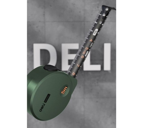 Измерительный и разметочный инструмент Deli Рулетка Home Series Green HT8519L 5м х 19мм, эксклюзивный дизайн, корпус - высококачественный софттач пластик Измерительный и разметочный инструмент Deli Рулетка Home Series Green HT8519L 5м х 19мм, эксклюзивный дизайн, корпус - высококачественный софттач пластик