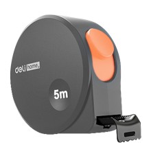 Измерительный и разметочный инструмент Deli Рулетка Home Series Gray HT8519C 5м х 19мм, эксклюзивный дизайн, корпус - высококачественный софттач пластик