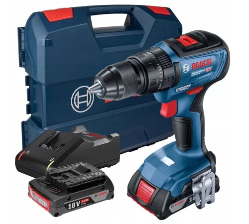 Дрель-шуруповерт Bosch GSR 18V-50 аккум. патрон:быстрозажимной (кейс в комплекте) Дрель-шуруповерт Bosch GSR 18V-50 аккум. патрон:быстрозажимной (кейс в комплекте)