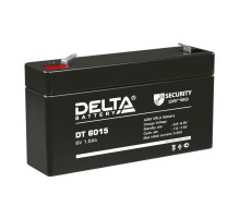 Delta DT 6015 (1,5 А\ч, 6В) свинцово- кислотный аккумулятор
