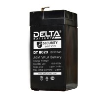 Delta DT 6023  (2,3 А\ч, 6В) свинцово- кислотный аккумулятор
