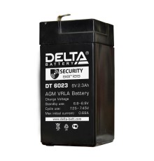 Delta DT 6023  (2,3 А\ч, 6В) свинцово- кислотный аккумулятор