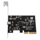 Контроллер Silverstone G56ECU060000010 SuperSpeed USB 20Gbps / USB-C 3.2 Gen 2x2 PCIe expansion card