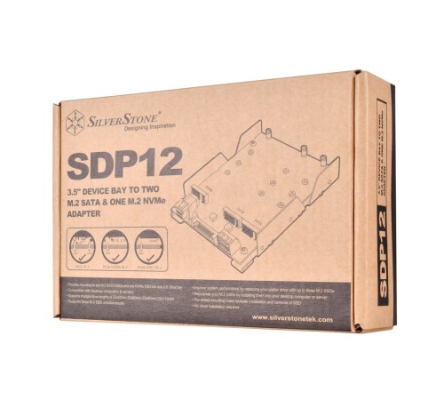 Аксессуары Silverstone G56SDP120300020 адаптер