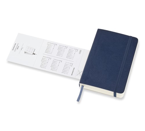 Ежедневник Moleskine CLASSIC SOFT Pocket 90x140мм 400стр. мягкая обложка синий сапфир