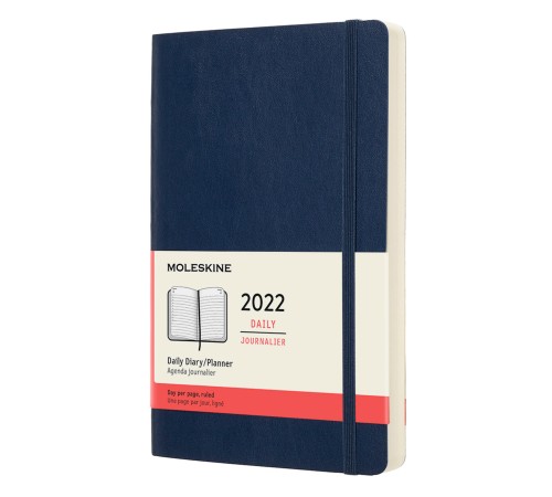 Ежедневник Moleskine CLASSIC SOFT Large 130х210мм 400стр. мягкая обложка синий сапфир