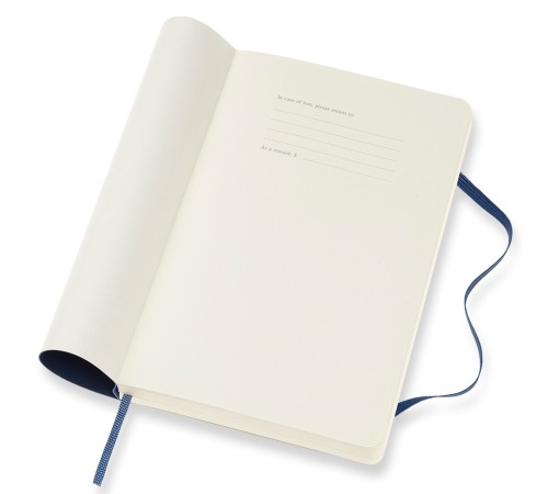 Ежедневник Moleskine CLASSIC SOFT Large 130х210мм 400стр. мягкая обложка синий сапфир