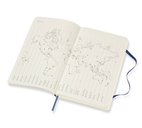 Ежедневник Moleskine CLASSIC SOFT Large 130х210мм 400стр. мягкая обложка синий сапфир