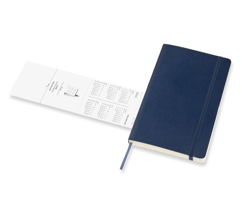 Ежедневник Moleskine CLASSIC SOFT Large 130х210мм 400стр. мягкая обложка синий сапфир