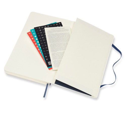 Ежедневник Moleskine CLASSIC SOFT Large 130х210мм 400стр. мягкая обложка синий сапфир