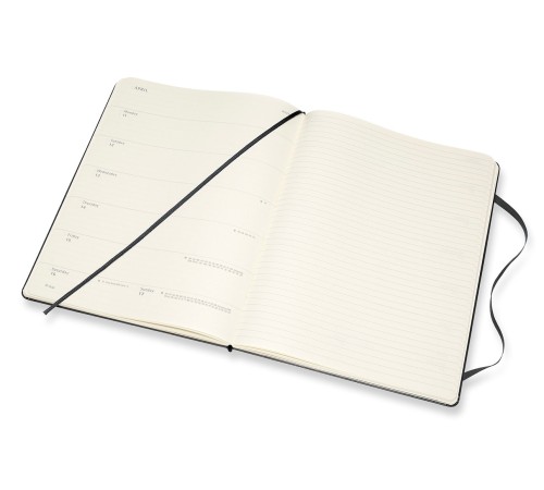 Еженедельник Moleskine CLASSIC WKNT XL 190х250мм 144стр. черный