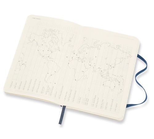Еженедельник Moleskine CLASSIC SOFT WKNT Pocket 90x140мм 144стр. мягкая обложка синий сапфир