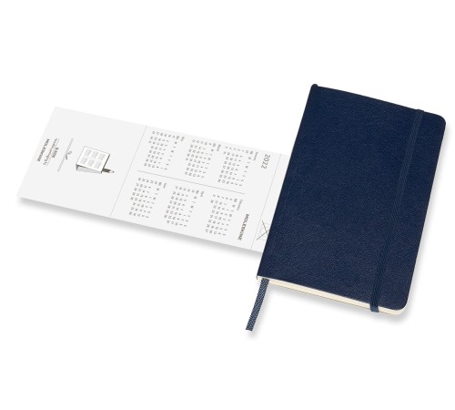 Еженедельник Moleskine CLASSIC SOFT WKNT Pocket 90x140мм 144стр. мягкая обложка синий сапфир