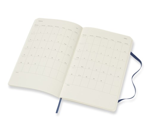 Еженедельник Moleskine CLASSIC SOFT WKNT Large 130х210мм 144стр. мягкая обложка синий сапфир