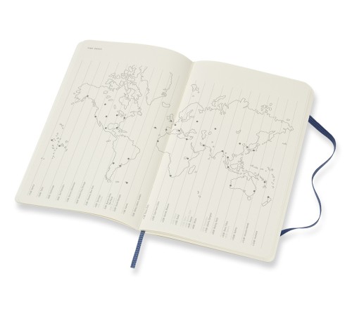 Еженедельник Moleskine CLASSIC SOFT WKNT Large 130х210мм 144стр. мягкая обложка синий сапфир