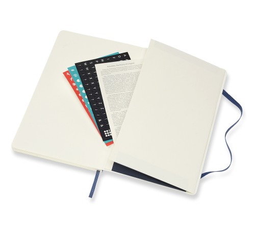 Еженедельник Moleskine CLASSIC SOFT WKNT Large 130х210мм 144стр. мягкая обложка синий сапфир
